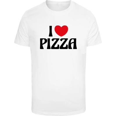 Mister Tee Тениска Love Pizza Tee white XXLUB-MT3304-00220 - Тъмносив, размер S