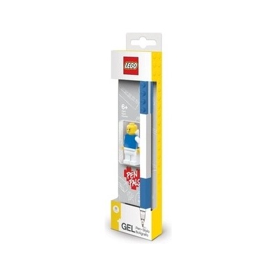 LEGO Gélové pero s minifigúrkou - modré