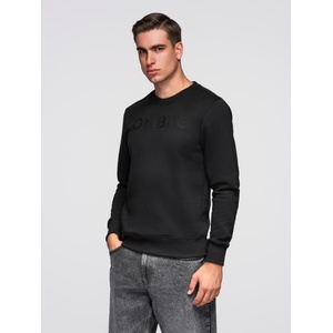 Ombre Clothing Класически мъжки суитшърт с надписи - черен V4 B1711 Ombre Clothing Ombre Clothing | Cheren | МЪЖЕ | S