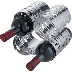 Alessi Стойка за бутилки за вино Bark стомана полирана (BM03)