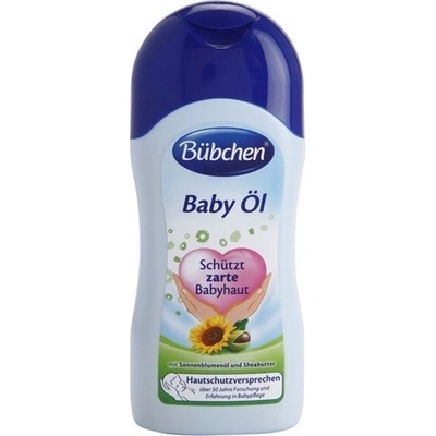 Bübchen Baby ošetrujúci olej pre citlivú pokožku with Sunflower Oil and Shea Butter 200 ml