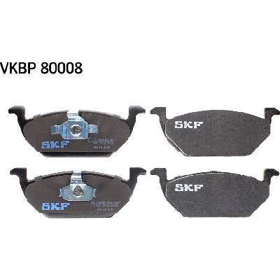 Sada brzdových destiček, vždy 4 kusy v sadě SKF VKBP 80008 (VKBP80008)