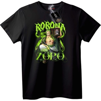 NOONEBRAND Тениска Roronoa Zoro Аниме - L, Black