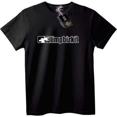 NOONEBRAND Тениска с лого на Limp Bizkit - XXS, Black