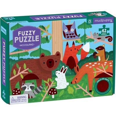 Mudpuppy Fuzzy Les / Fuzzy Woodland 42 pc 42 dílků