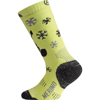 Lasting Merino ponožky junior lyžařské WJS 689 zelená