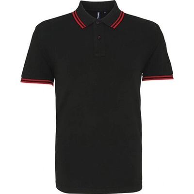 Asquith & Fox pánske polo tričko AQ011 Black