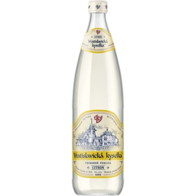 Vratislavická kyselka perlivá s příchutí citrónu 0,75 l