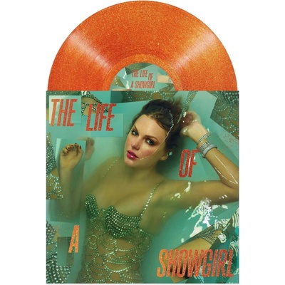 Swift Taylor - The Life Of A Showgirl: Sweat And Vanilla Perfume (Portofino Orange Glitter) LP