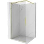 Mexen Rox душ екран Walk-in 110 x 200 см, прозрачен 8 мм, злато четкано - 8C2-110-003-55-00 (8C2-110-003-55-00)