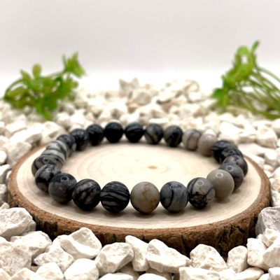 Certom Minerální náramek síťový jaspis – uzemnění a rovnováha 0103