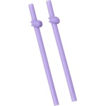 Wee Baby Силиконови сламки Wee Baby - Prime, Лилави, 2 броя (929) - ozone
