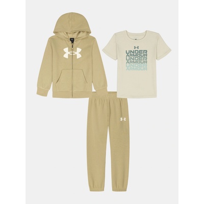 Under Armour chlapecký set UA RIVAL 3PC HOODIE SET zelená – Hledejceny.cz