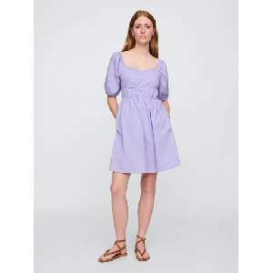 GAP Мини рокля с набрани ръкави GAP GAP | Lilav | ЖЕНИ | XS