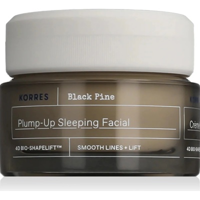 Korres Black Pine 4D Bioshapelift Plump-Up Sleeping Facial Nočný pleťový krém 40 ml