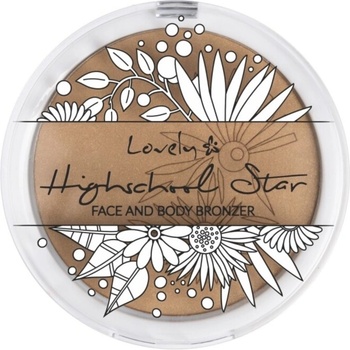 Lovely Бронзираща пудра за лице и тяло Highschool, 16 g