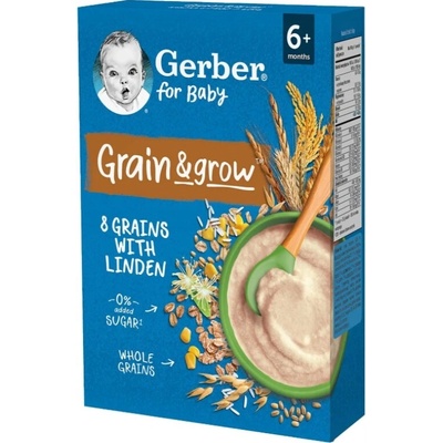 Gerber Grain&grow 8 zrniek s lipou 200 g