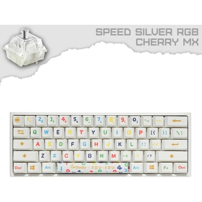 Ducky One 2 Mini RGB MX Speed Silver (DKON2061ST-PUSPHWWTS2)