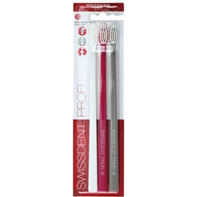 Zubní kartáček Swissdent Profi Soft White Pink Grey 3 ks
