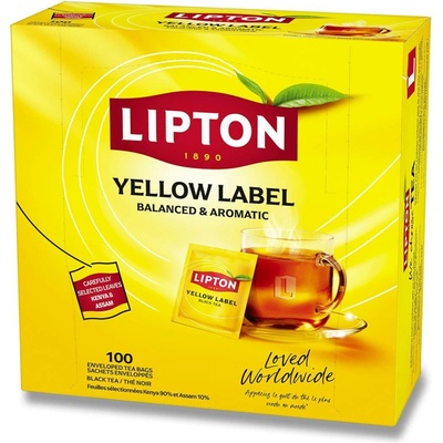 Lipton černý čaj Yellow Label Tea 100 x 1,8 g
