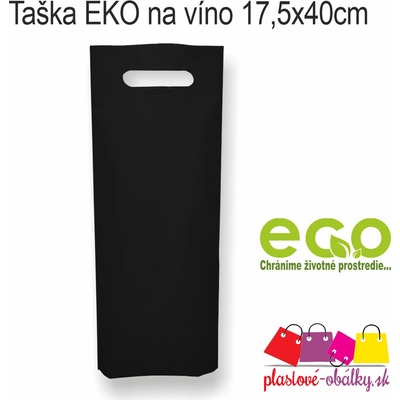 Taška EKO na víno Farba: Čierna