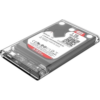 ORICO външна кутия за диск Storage - Case - 2.5 inch 10Gbps Type-C Transparent - 2139C3-G2-CR-EP (2139C3-G2-CR-EP)