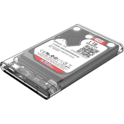 ORICO външна кутия за диск Storage - Case - 2.5 inch 10Gbps Type-C Transparent - 2139C3-G2-CR-EP (2139C3-G2-CR-EP)