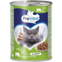 Prevital Cat Sterile Hovězí v omáčce 415 g