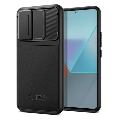 Tech-Protect Кейс с протектор за камера Tech-Protect Velar Cam+ за Xiaomi Redmi Note 13 Pro 5G / Poco X6 5G, черен (5906302307647)