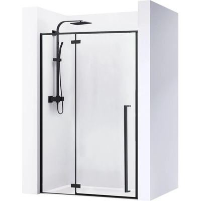 Rea Въртяща врата за душ кабина Rea FARGO BLACK MAT 120 (REA-K6328)
