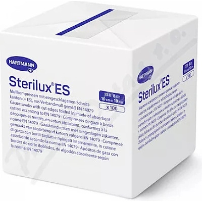 HARTMANN Sterilux ES gáza nesterilná 10 x 10 cm 100 ks