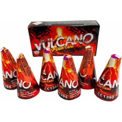 Vulcano fontány 6 ks