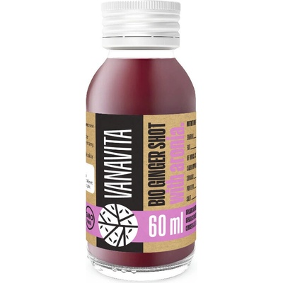 GymBeam VanaVita Ginger Shot with Aronia 60 ml