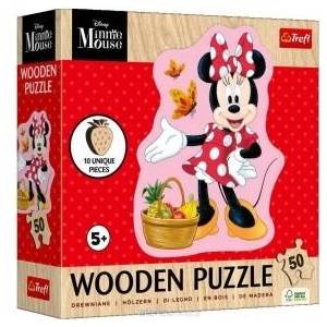 Trefl Wooden Puzzle 50 Cheerful Minnie TREFL