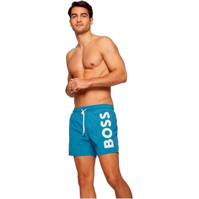 HUGO BOSS Бански гащета BOSS Octopus swimming shorts - Blue (Open Green)