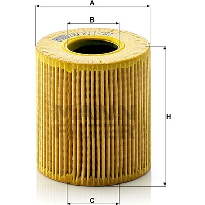 MANN FILTER Olejový filter HU 711/51 x