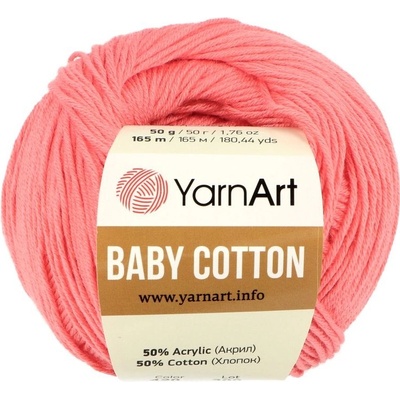 YarnArt Baby Cotton 420 ružová