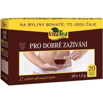 VitaTea Čaj Pro dobré zažívání 20 čaj. sáčků