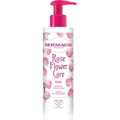 Dermacol Rose Flower Care tekuté mýdlo 250 ml