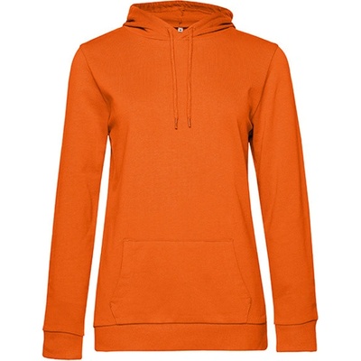 B&C dámska mikina s kapucňou WW04W Pure Orange