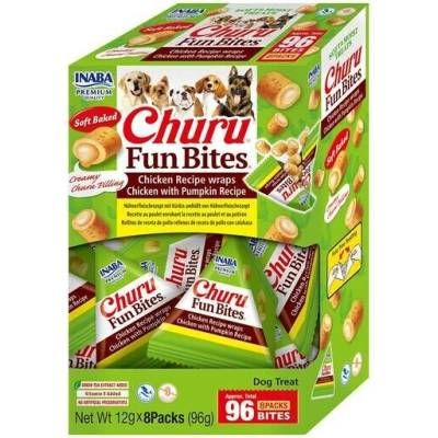Churu Fun Bites Chicken with Pumpkin wrapy s kuřecím masem a dýní 8 x 12 g