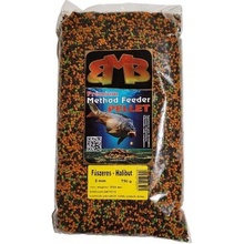 BUKI-MIX Premium Method Feeder pelety 750g 2mm Halibut kořeněný