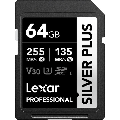 Lexar SDXC Professional Silver Plus 64GB LSDSIPL064G-BNNNG