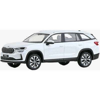 Abrex Škoda Kodiaq II 2023 Bílá Moon Metalíza 1:43