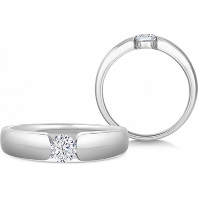 Sofia Diamonds zlatý zásnubní prsten s diamantem BDRB00135WG