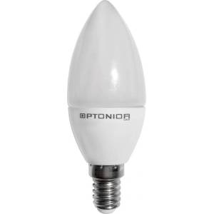 OPTONICA Led КЕНДЪЛ c37 e14 6w 480lm 175-265v 4500k -3 БРОЯ/КАШОН (1420)