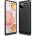 Forcell Противоударен Силиконов Калъф за Samsung A42, Forcell Carbon Case, Черен (5903396080784)