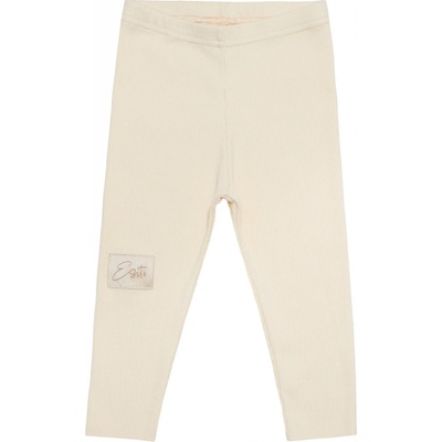 Esito Rostoucí žebrované legíny Color Cream smetanová