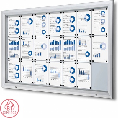 Jansen Display venkovní vitrína typu T 21 x A4