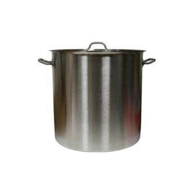 Kinekus Hrniec nerezový a pokrievka GASTRO 34cm objem 25,5L hladký bez vzoru